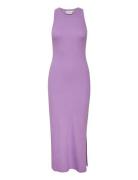 Drewgz Sl Long Dress Polvipituinen Mekko Purple Gestuz