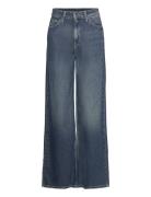 Stella A Line Bottoms Trousers Wide Leg Blue Lee Jeans