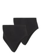 Mlheal Cotton G-String 2-P A. Noos Stringit Alusvaatteet Black Mamalic...