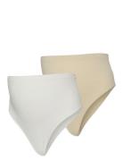 Mlheal Cotton G-String 2-P A. Noos Stringit Alusvaatteet White Mamalic...