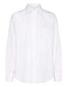 Poplin Shirt Tops Shirts Long-sleeved White Filippa K