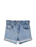 Nkfbella Slim Hw Dnm Shorts 5460-Tz Noos Bottoms Shorts Blue Name It