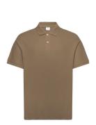 100% Cotton Pique Polo Shirt Tops Polos Short-sleeved Khaki Green Mang...