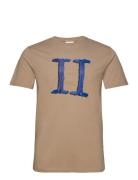 Hand Drawn Encore T-Shirt Tops T-shirts Short-sleeved Beige Les Deux