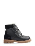 Winterboot Stewie Tex Bootsit Nauhalliset Saapikkaat Black Wheat