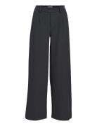 Objlisa Wide Pant Noos Bottoms Trousers Wide Leg Grey Object