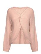 C_Fobain Tops Knitwear Jumpers Pink BOSS