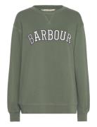 Barbour Northumb Sweat Tops Sweat-shirts & Hoodies Sweat-shirts Khaki ...