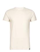 Organic Thor Tee Tops T-shirts Short-sleeved Cream Mads Nørgaard