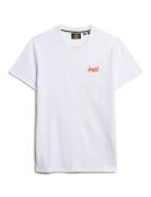 Essential Logo Emb Tee Tops T-shirts Short-sleeved Orange Superdry