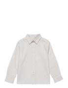 Regular-Fit Striped Shirt Tops Shirts Long-sleeved Shirts White Mango