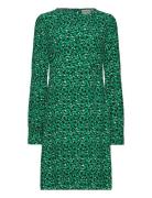 Vanessa Dress Polvipituinen Mekko Green Fabienne Chapot