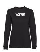 Wm Flying V Classic Ls Bff Tops T-shirts & Tops Long-sleeved Black VAN...
