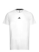 D4T Tee Sport T-shirts Short-sleeved White Adidas Performance