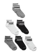 Converse Basic Wordamark Crew Socks 6-Pack Sukat Black Converse