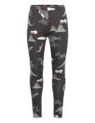 Leggings Dino Aop Bottoms Leggings Grey Lindex