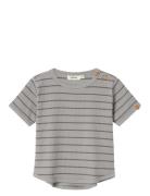 Nmmkail Ss Top Lil Tops T-shirts Short-sleeved Grey Lil'Atelier