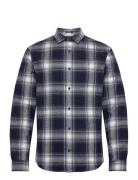 Tjm Reg Check Flannel Shirt Ext Tops Shirts Casual Black Tommy Jeans