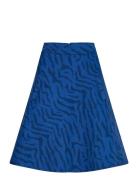 Sketch Denim Stelly Skirt Polvipituinen Mekko Blue Mads Nørgaard