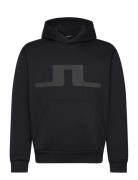 Karson Graphic Hoodie Tops Sweat-shirts & Hoodies Hoodies Black J. Lin...