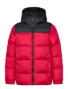 Puffect Hooded Jacket Toppatakki Red Columbia Sportswear