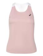 Women Court Tank Sport T-shirts & Tops Sleeveless Pink Asics