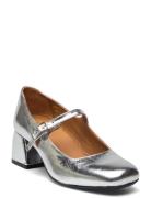 Shoes - Heel - With Buckle Korolliset Sandaalit Silver ANGULUS