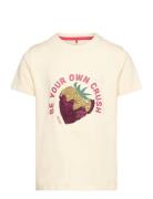 Tnloppy S_S Tee Tops T-shirts Short-sleeved Cream The New