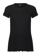 Olmemma S/S Top Jrs Noos Tops T-shirts & Tops Short-sleeved Black Only...