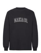 Nord Long Sleeve Tops T-shirts Long-sleeved Black Makia