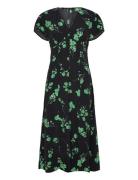 Allesandra Delph S/S Vnk Dress Polvipituinen Mekko Black French Connec...