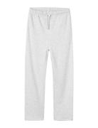 Nlnnizu Bru Straight Sweat Pant Noos Bottoms Sweatpants Grey LMTD