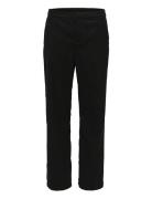 Crcory Straight Pant Bottoms Trousers Straight Leg Black Cream