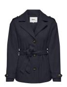 Onlnancy Life Short Trench Coat Cc Otw Villakangastakki Navy ONLY