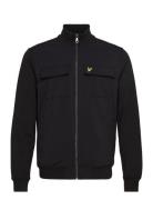 Hybrid Zip Track Jacket Ohut Takki Black Lyle & Scott