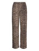 Trousers Bottoms Trousers Straight Leg Brown Sofie Schnoor