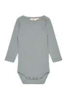 Nbmhalli Ls Slim Body Lil Bodies Long-sleeved Green Lil'Atelier