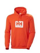 Hh Box Hoodie Sport Sweat-shirts & Hoodies Hoodies Orange Helly Hansen