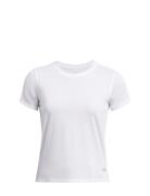 Ua Streaker Ss Sport T-shirts & Tops Short-sleeved White Under Armour