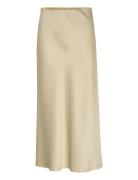 Kalotte Skirt Polvipituinen Hame Cream Kaffe