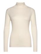 Anem Sbbbatildas Knit Tops Knitwear Turtleneck Cream Bruuns Bazaar