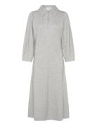 Cocentiw Melange Dress Polvipituinen Mekko Grey InWear