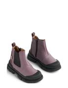 Chelsea Saida Tex Bootsit Nauhalliset Saapikkaat Purple Wheat