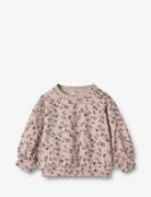 Sweatshirt L/S Lia Tops Sweat-shirts & Hoodies Sweat-shirts Pink Wheat