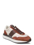 Train 89 Suede-Paneled Sneaker Matalavartiset Sneakerit Tennarit Brown...