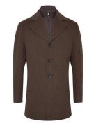 Bs Portmore Slim Fit Coat Villakangastakki Pitkä Takki Brown Bruun & S...