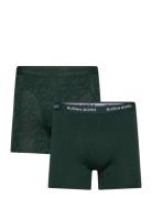 Cotton Stretch Boxer 2P Bokserit Green Björn Borg