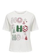 Onlrosie Life S/S Top Box Xmas Jrs Tops T-shirts & Tops Short-sleeved ...