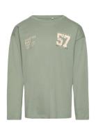 Nkmvictor Ls Rlx Top Tops T-shirts Long-sleeved T-shirts Green Name It