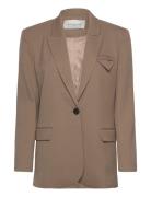 Cmtailor-Ja Blazers Single Breasted Blazers Brown Copenhagen Muse